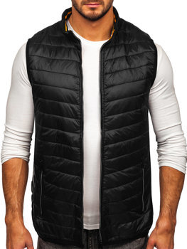 Chaleco acolchado para hombre negro Bolf 7103