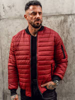 Chaqueta de entretiempo bomber para hombre caqui Bolf MY-02