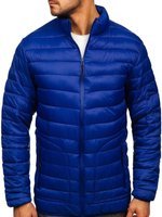 Chaqueta acolchada de entretiempo para hombre color azul oscuro Bolf 22M11