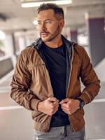 Chaqueta de entretiempo para hombre marrón Bolf 84M3002