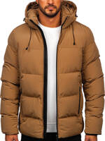 Abrigo de invierno para hombre camel Bolf 1048B