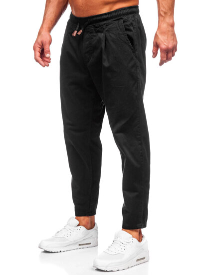 Pantalones chinos negros para hombre - Colección 2024