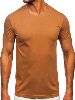 Camiseta básica para hombre Marrón Bolf 2005-86