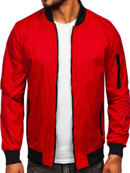 Chaqueta bomber de transición para hombre Rojo Bolf 5M708