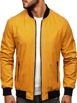 Chaqueta de entretiempo bomber para hombre camel Bolf 6115