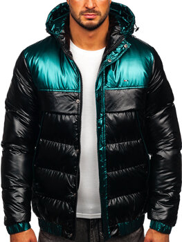 Chaqueta de invierno acolchada para hombre negro Bolf 2146