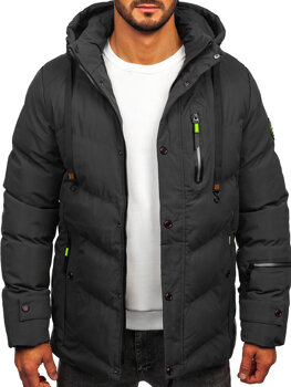 Chaqueta de invierno para hombre grafito Bolf 5M3137