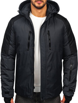 Chaqueta de invierno para hombre grafito Bolf 91M9902