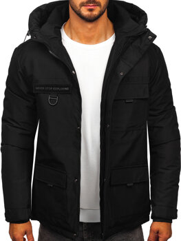 Chaqueta de invierno para hombre negra Bolf 31M5018