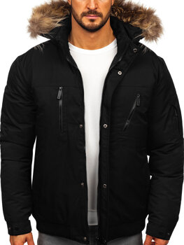 Chaqueta de invierno para hombre negra Bolf 62M9515