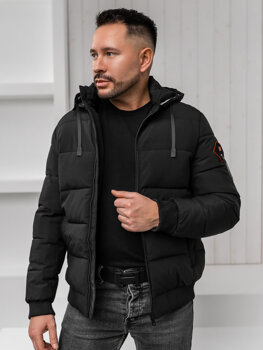 Chaqueta de invierno para hombre negro Bolf 31M5031A1