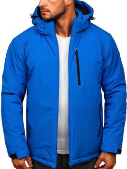 Chaqueta deportiva de invierno para hombre azul Bolf HH011