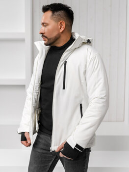 Chaqueta deportiva de invierno para hombre blanco Bolf HH011A1