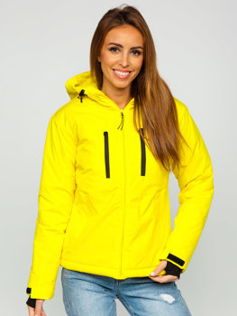 Chaqueta deportiva de invierno para mujer amarillo Bolf HH012A