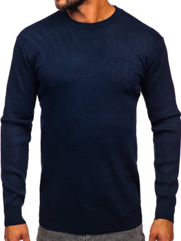 Jersey básico para hombre azul oscuro Bolf S8506