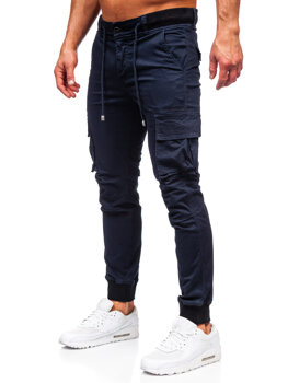 Joggers cargo para hombre azul marino Bolf MP0208BS