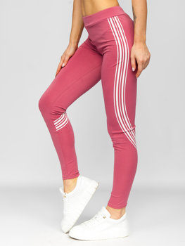 Leggings para mujer rosa oscuro Bolf W7155