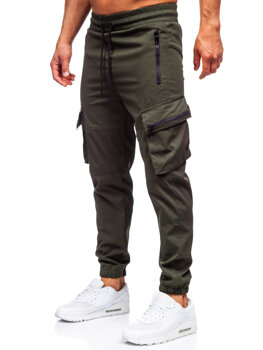 Pantalón cargo de chándal jogger para hombre verde Bolf HSS300