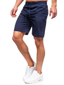 Pantalón corto deportivo para hombre color azul oscuro Bolf HH037