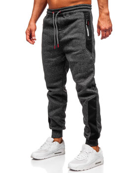 Pantalón jogger de chándal forrado para hombre grafito Bolf Q1100