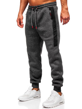 Pantalón jogger de chándal forrado para hombre grafito Bolf Q1102