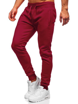 Pantalón jogger de chándal para hombre burdeos Bolf XW01-A