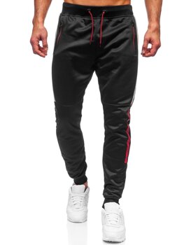 Pantalón jogger para hombre negro y gris Bolf K50003