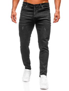 Pantalón vaquero regular fit para hombre negro Bolf 6080