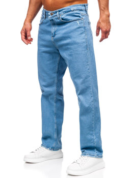 Pantalón vaquero regular para hombre azul Bolf 5462