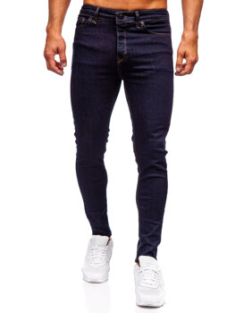 Pantalón vaquero slim fit para hombre azul oscuro Bolf 5313