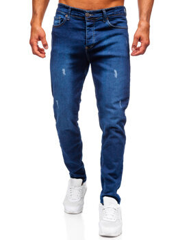 Pantalón vaquero slim fit para hombre azul oscuro Bolf 6516