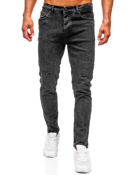 Pantalón vaquero slim fit para hombre negro Bolf 6499