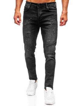 Pantalón vaquero slim fit para hombre negro Bolf 6530