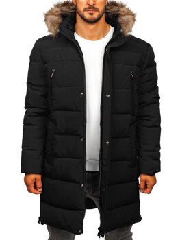 Parka de invierno acolchada para hombre negra Bolf 25M9803