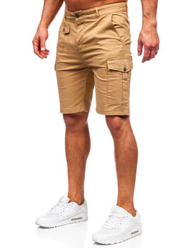 Shorts cargo color camel para hombre Bolf MP0188K