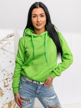 Sudadera estilo canguro para mujer Verde Bolf W02A1