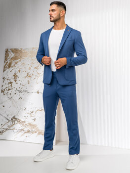 Traje casual para hombre azul Bolf 13