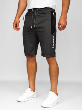 Pantalón corto deportivo para hombre gris y negro Bolf Q3877 GRIS