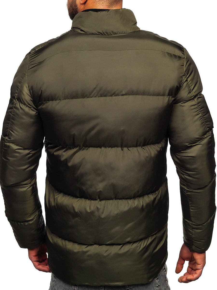 Chaqueta acolchada de invierno para hombre beige Bolf 0025