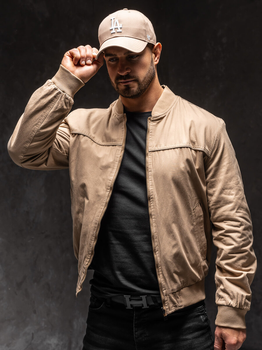 Chaqueta bomber reversible de hombre