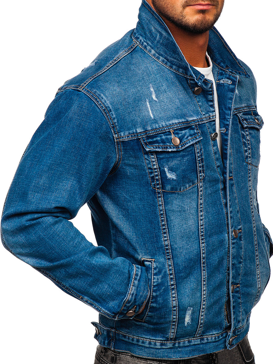 Chaqueta vaquera para hombre azul Bolf MJ507B