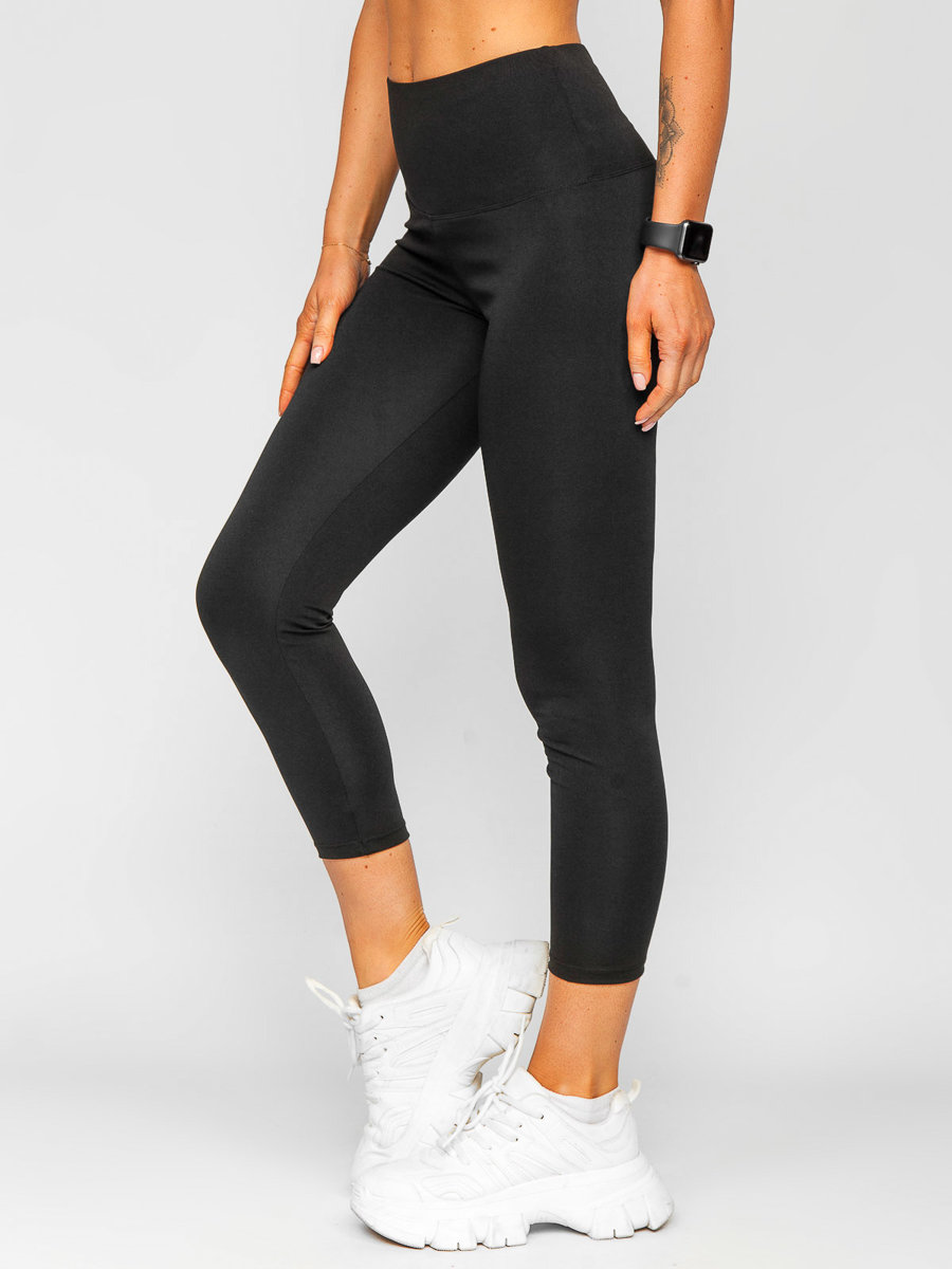 Leggings push up para mujer negro Bolf L719