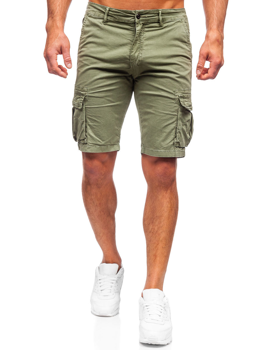 Pantalón corto tipo cargo shorts para hombre verde Bolf BB70010 VERDE