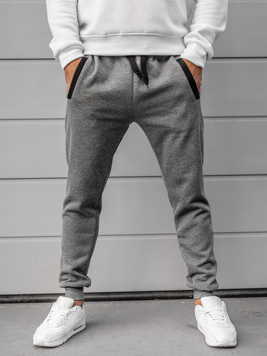 Pantalón de chándal para hombre gris Bolf AK13B-1 GRIS