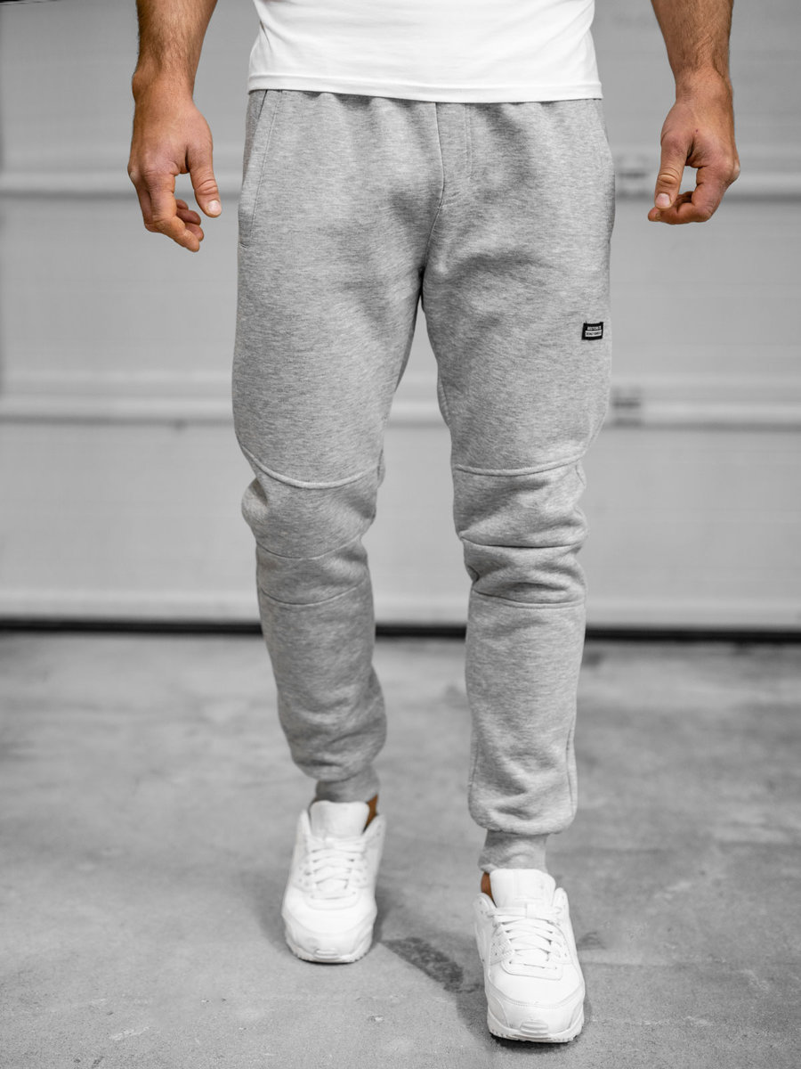 Pantalón jogger de chándal para hombre gris Bolf XW02A GRIS