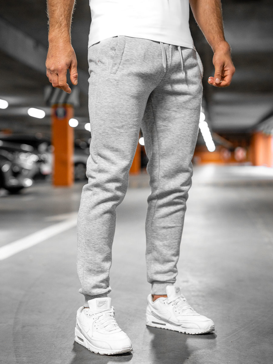 Pantalón jogger de chándal para hombre gris Bolf XW02A GRIS