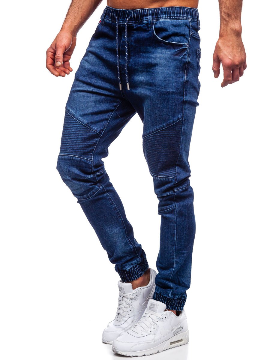 Pantalón vaquero jogger para hombre azul oscuro Bolf K10003 AZUL OSCURO
