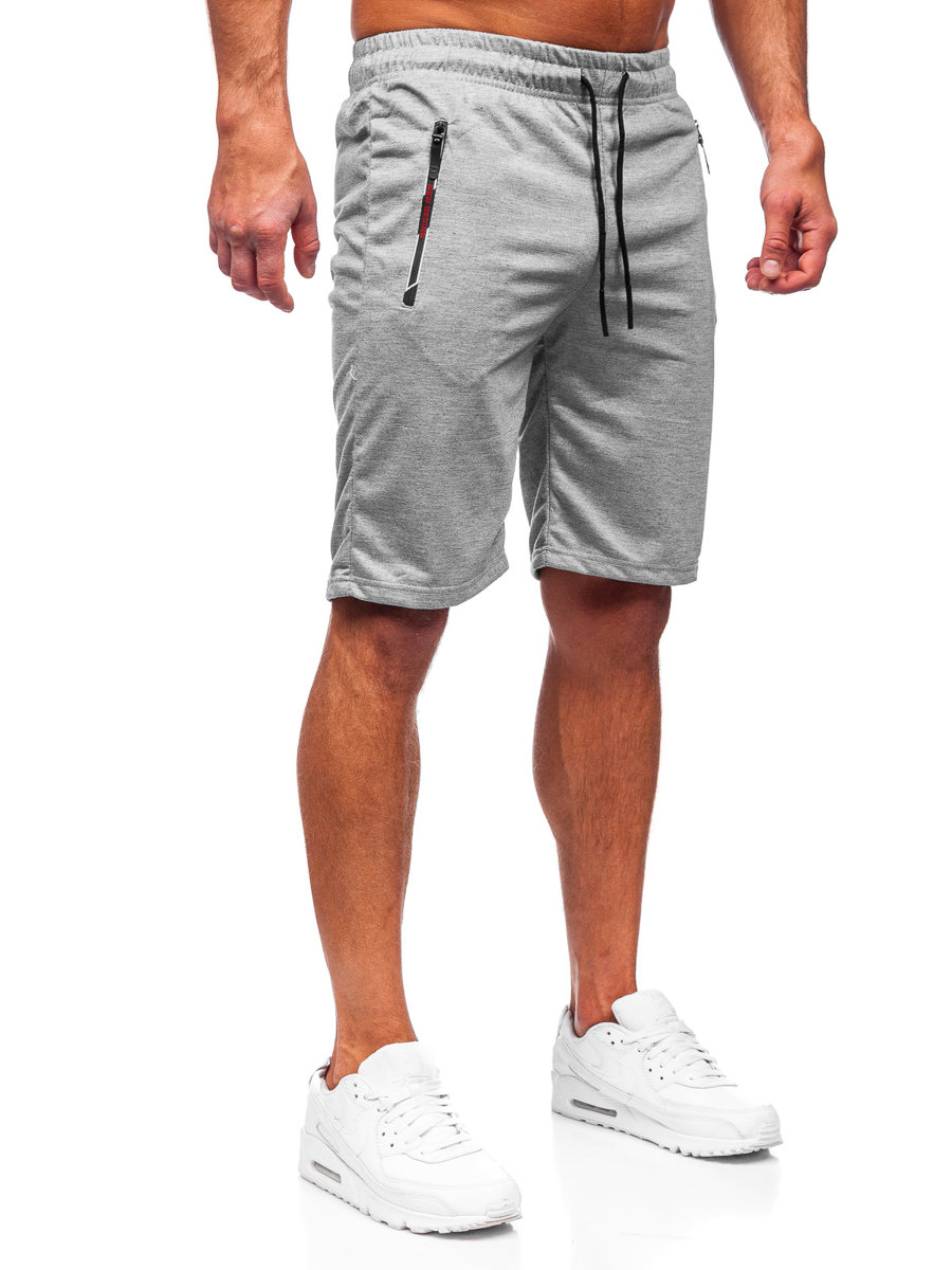 Pantalones cortos de chándal para hombre gris Bolf JX711 GRIS