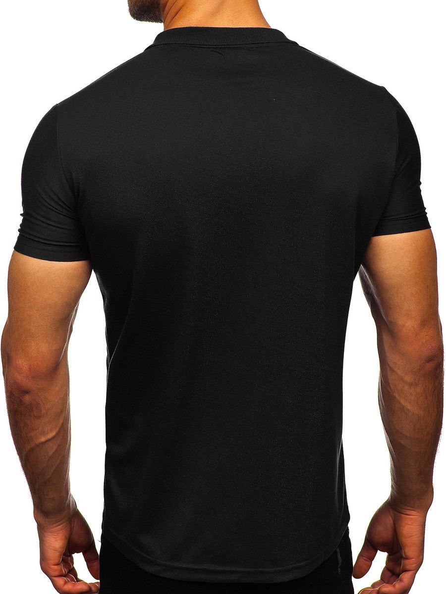 Polo negro para hombre Bolf GD02 NEGRO