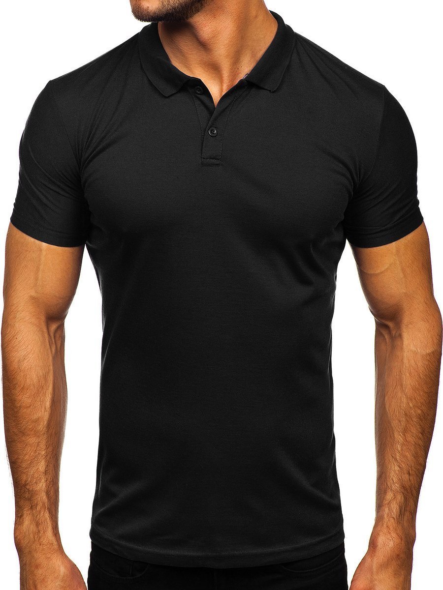 Polo negro para hombre Bolf GD02 NEGRO